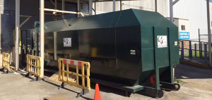 Cumberland Services Compactor Container On Site